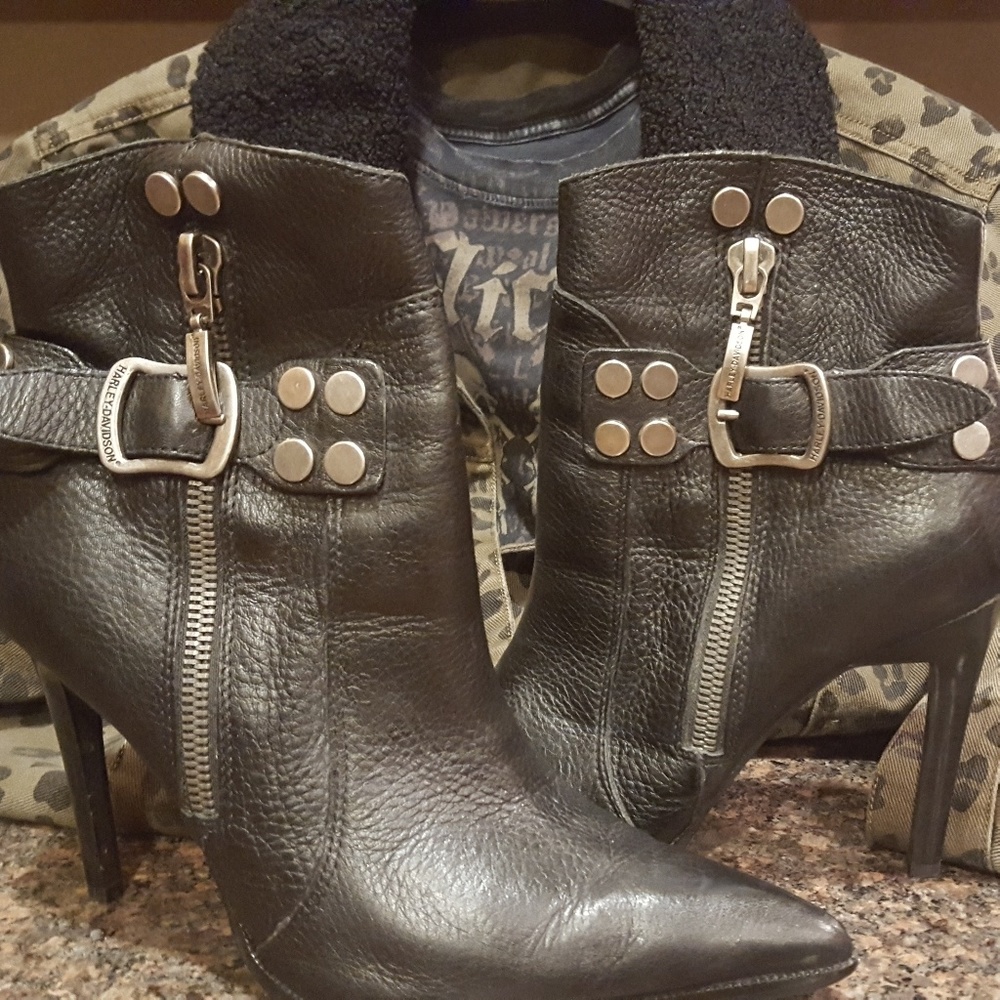 Harley-Davidson womens leather boots